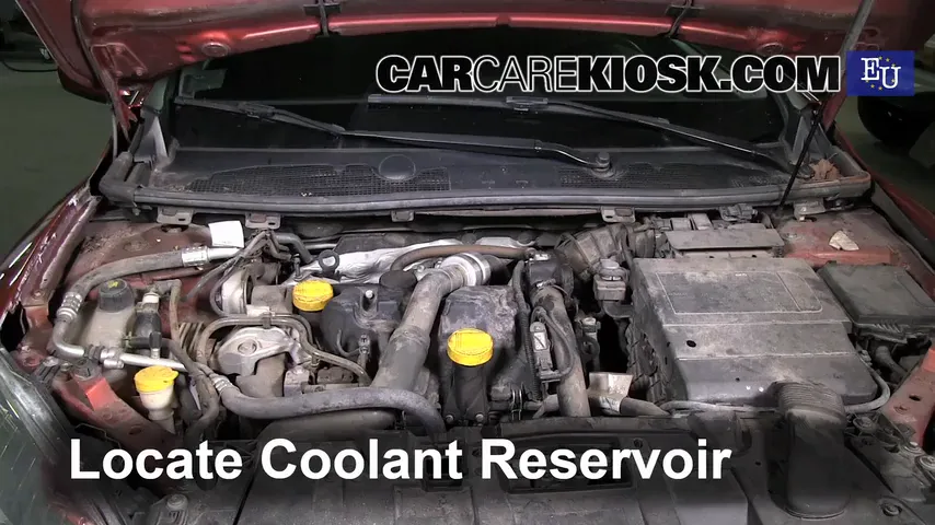 2009 Renault Megane Privilege dCi 1.5L 4 Cyl. Turbo Diesel Coolant (Antifreeze) Flush Coolant